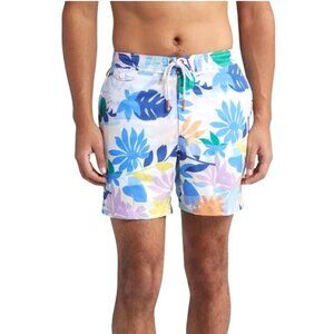 Tommy Bahama Mens Blue Tropical Luau Pockets Board Shorts Swimwear Sz XXL New
